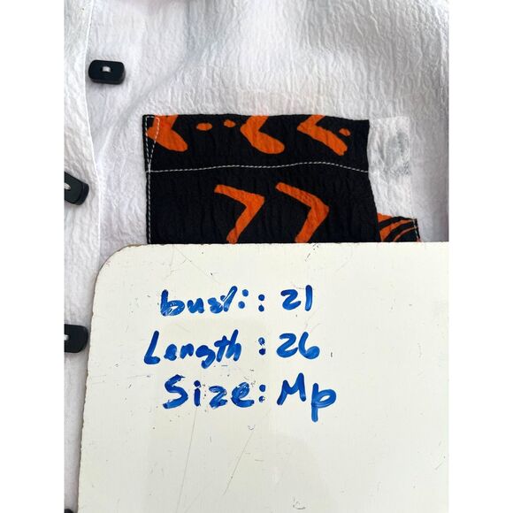 Ali Miles tunic top artsy colorful casual art to wear summer funky fest womer Mp - Picture 6 of 6